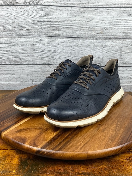 Cole Haan 4.ZEROGRAND Perforated Navy Blue Leather Oxford Men’s Shoe Size 13 main image 7
